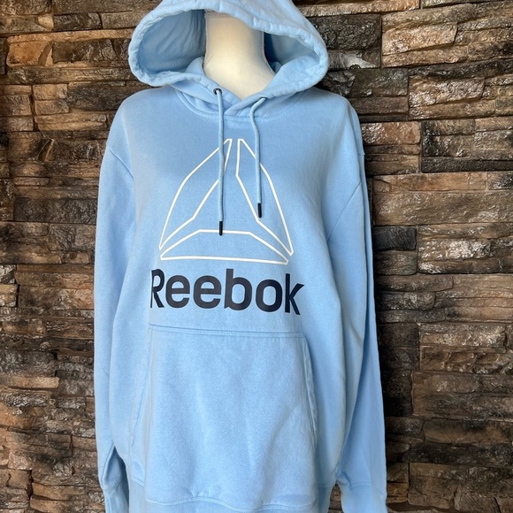 Reebok Light Blue Pullover with Logo - Picture 3 of 9